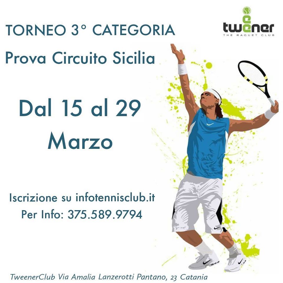 Al momento stai visualizzando Torneo 3° Categoria