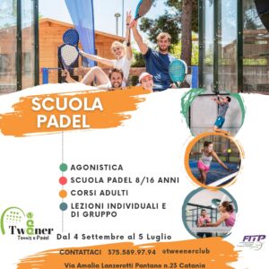 Scopri di più sull'articolo SCUOLA PADEL